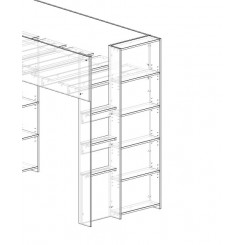 Reduce bookcase depth modification / Overall bed length